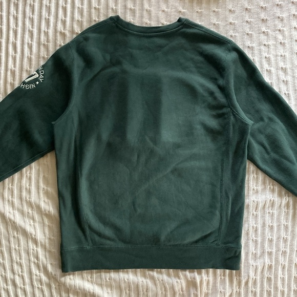 Crewneck Sweater - Dark Green - Picture 6 of 8